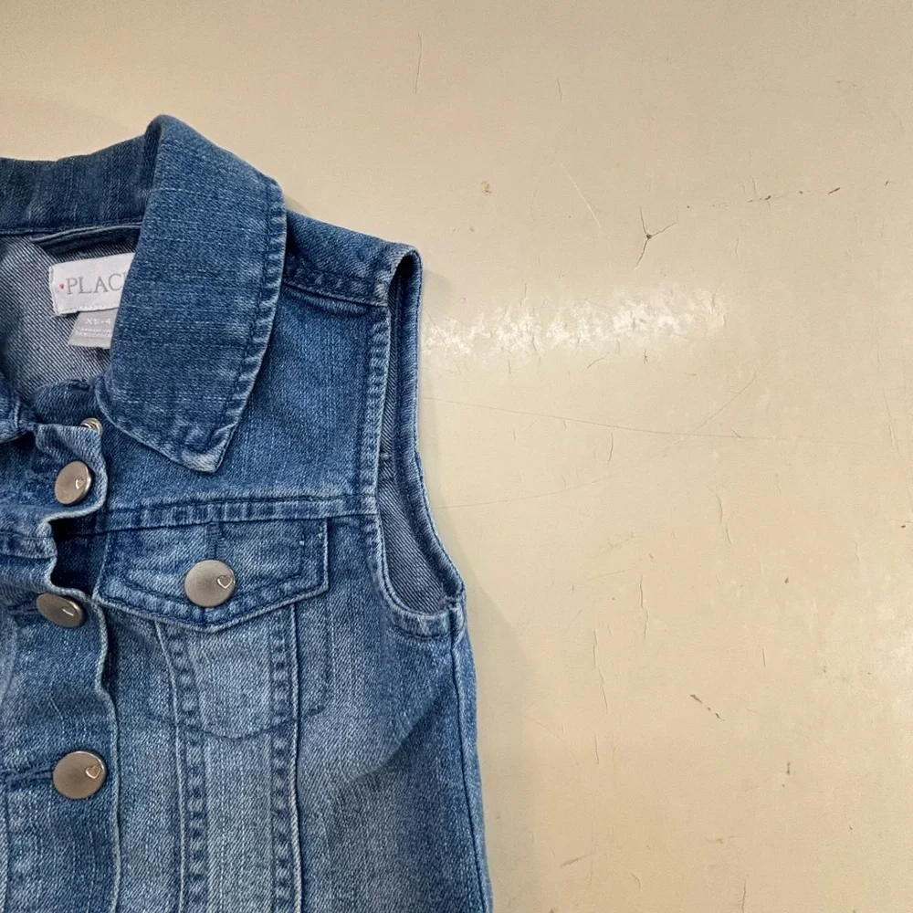 The Children's Place Blue Denim Vest